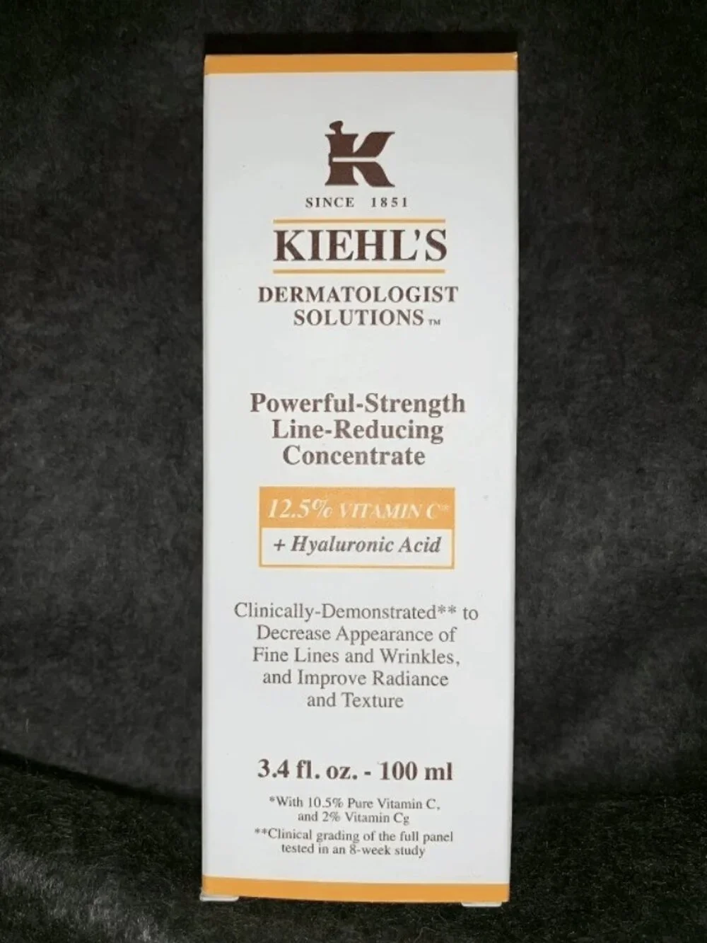 Kiehl's Powerful-Strength Line-Reducing Concentrate 100mL 3.4oz New